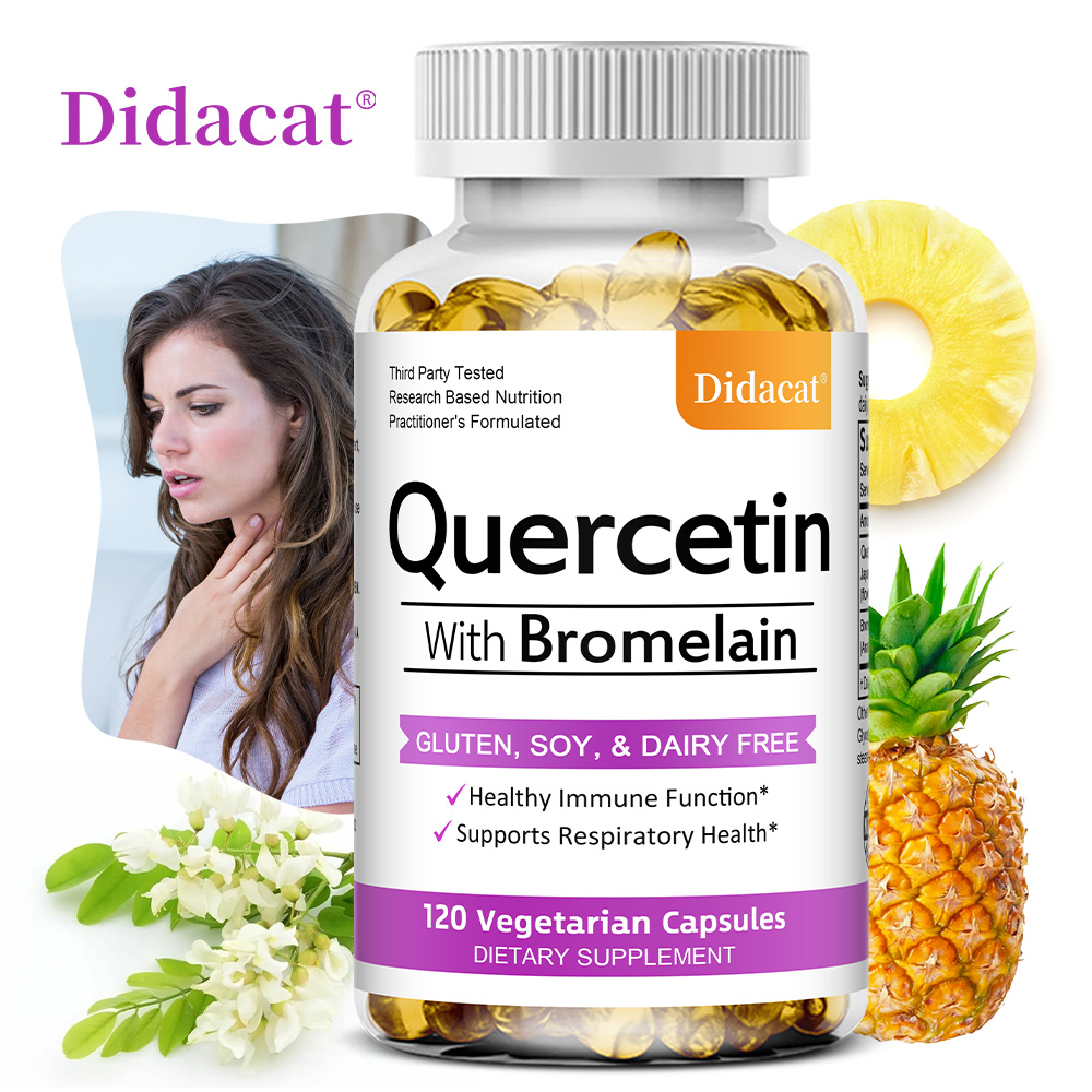 Капсулы с кверцетином и бромел – обзор и цена Wellness Quercetin