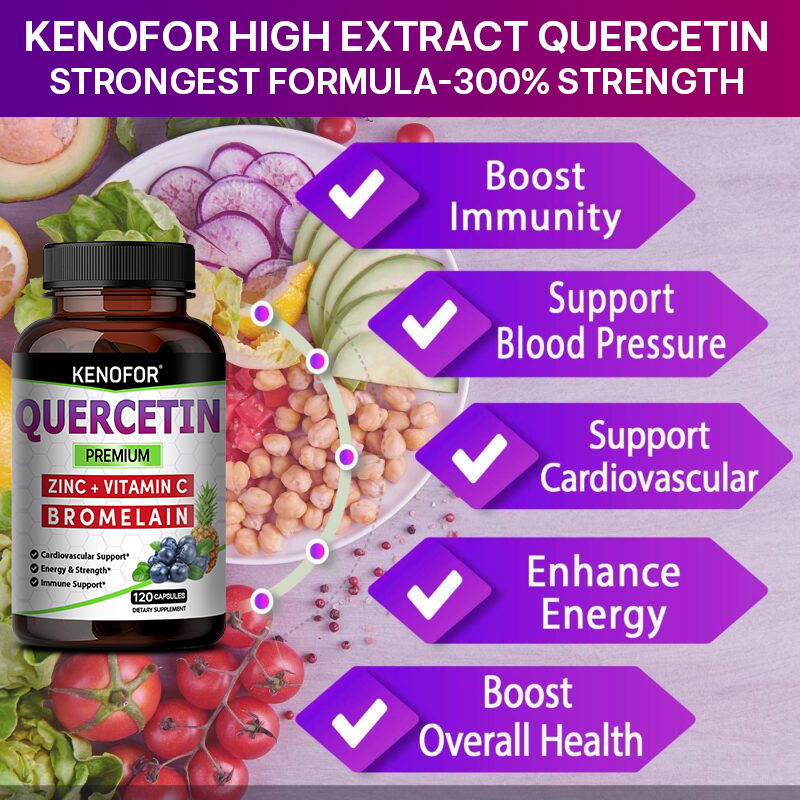 Капсулы с кверцетином, бромела – обзор и цена Wellness Quercetin